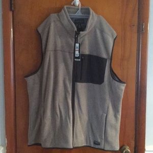 NWT GH Bass & Co fleece vest